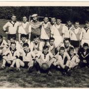 1° mai 1966, match foot- élèves vs anciens (photo C.Lukasiewicz)