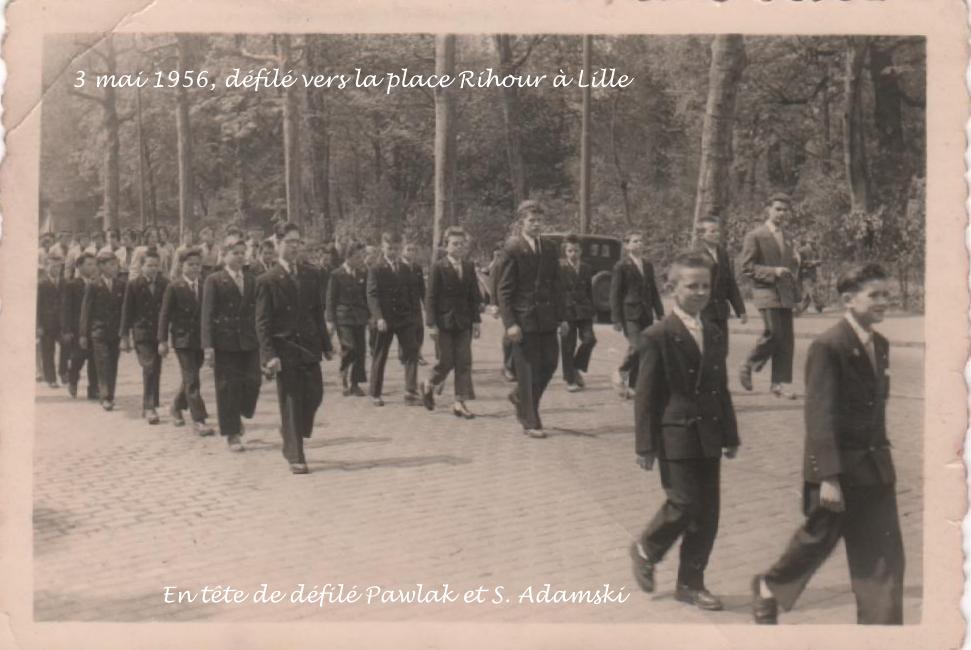 1956 défilé du 3 mai à Lille