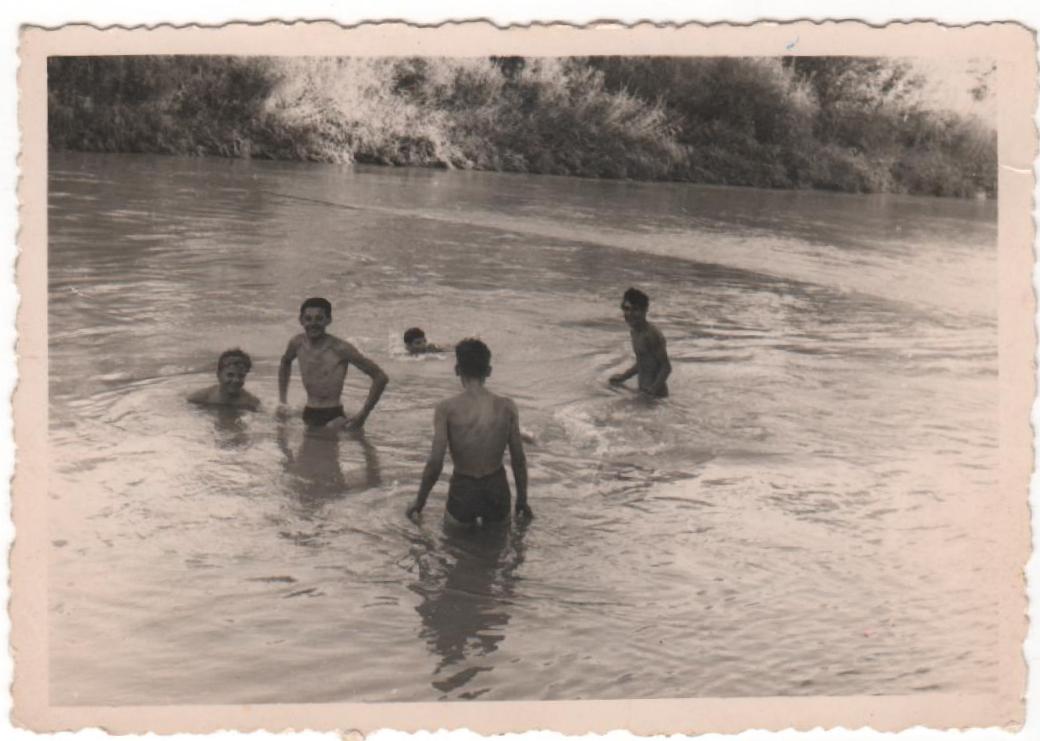 1959 - Aranjuez - Bain dans le Tage