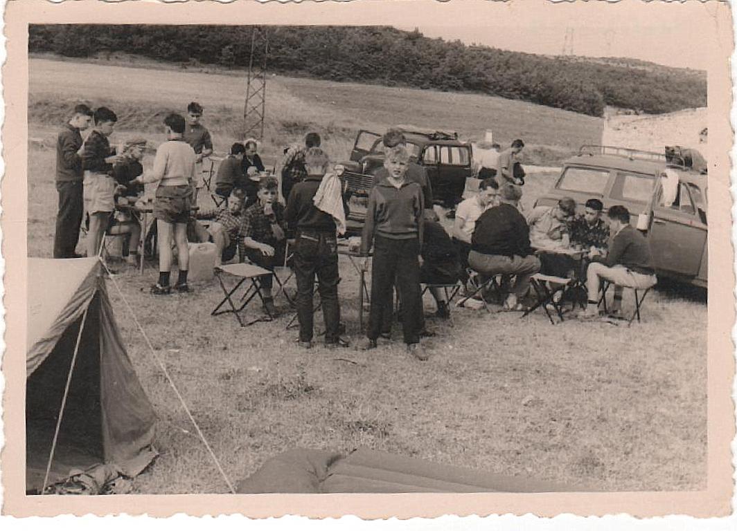 1959 - Montélimar, en route pour l'Espagne