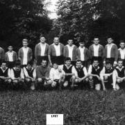 Match d'entraînement de l'équipe Cadet (1957). Photo J. Lesniak