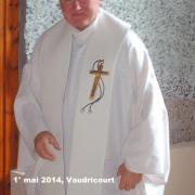 C'était en 2014, Sa dernière messe des Anciens à Vaudricourt.
