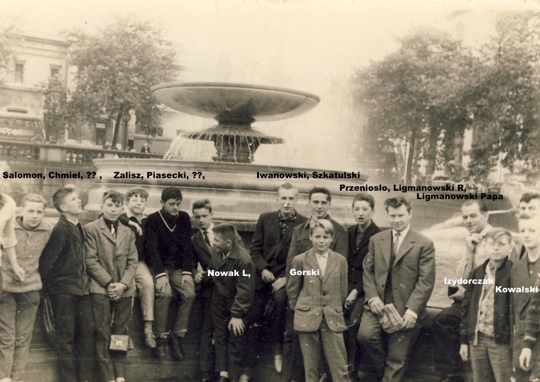 Juillet 1964 Londres Trafalgar Square
