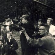 Classe de 3°, 1962, Wolniewicz et R.P. Marciszewski aux fusils