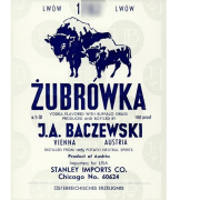 En quelle année, le fabricant de liqueur Baczewski, a-t-il mis au point la formule de la Zubrówka ?