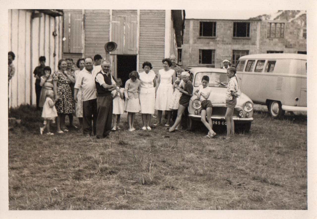 Les polonais de Potigny (Calvados). début des années 60. Photo Joseph Staniaszek