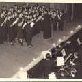 Chorale et orchestre à Waziers en 1951