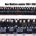 Nos maîtres année 1961-62 (Photo R. Zalisz)