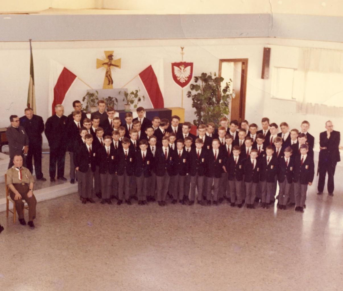 Internat Saint Casimir Vaudricourt 1966 (Photo René Zalisz)