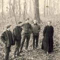 Dans le parc de l'internat, 1964