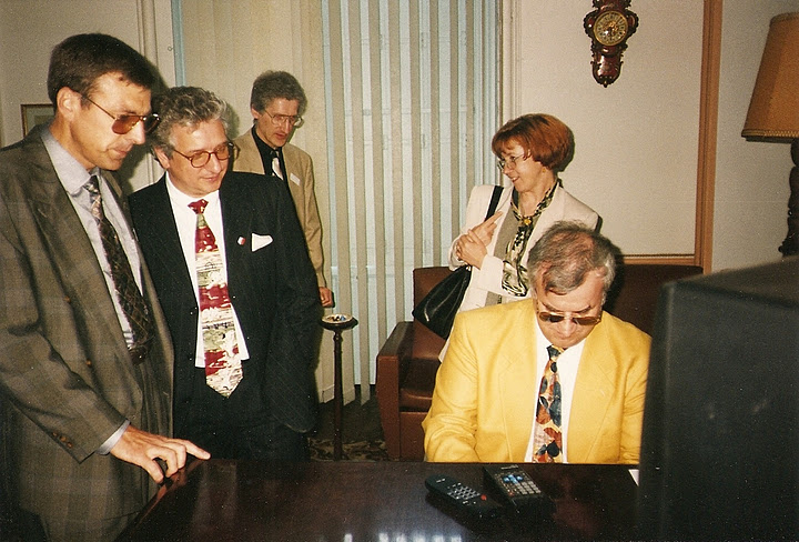 1° mai 1997, Dans le Salon du Château (Photo R. Kowalski)