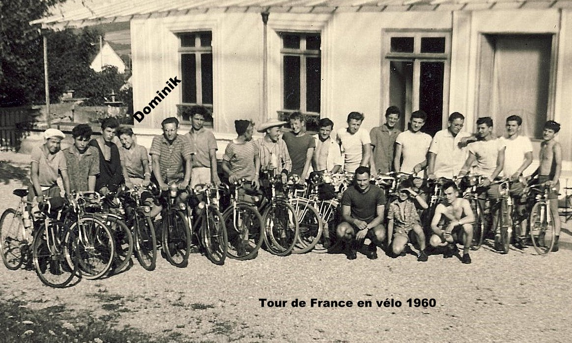 Tour de France en vélo  1960  à La ferté sous Jouarre