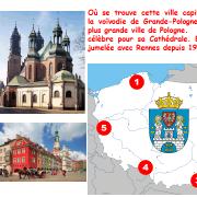Où se trouve cette ville capitale de la voïvodie de Grande-Pologne ?
